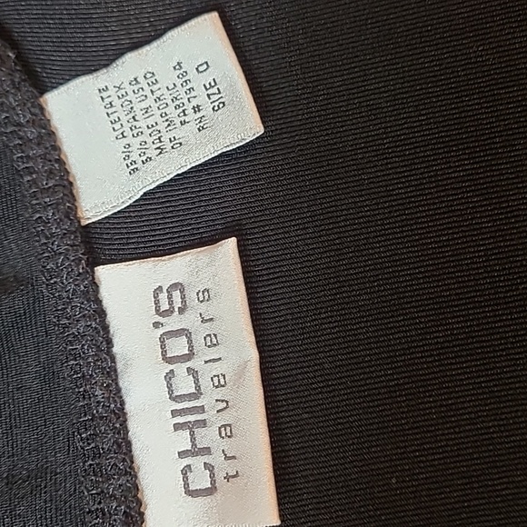 Chico's Travelers Crossover Blouse - Picture 7 of 11